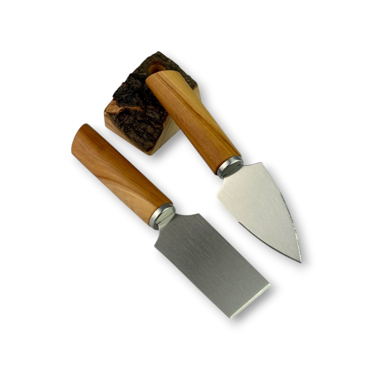 Parmesanmesser-Set aus Apfel