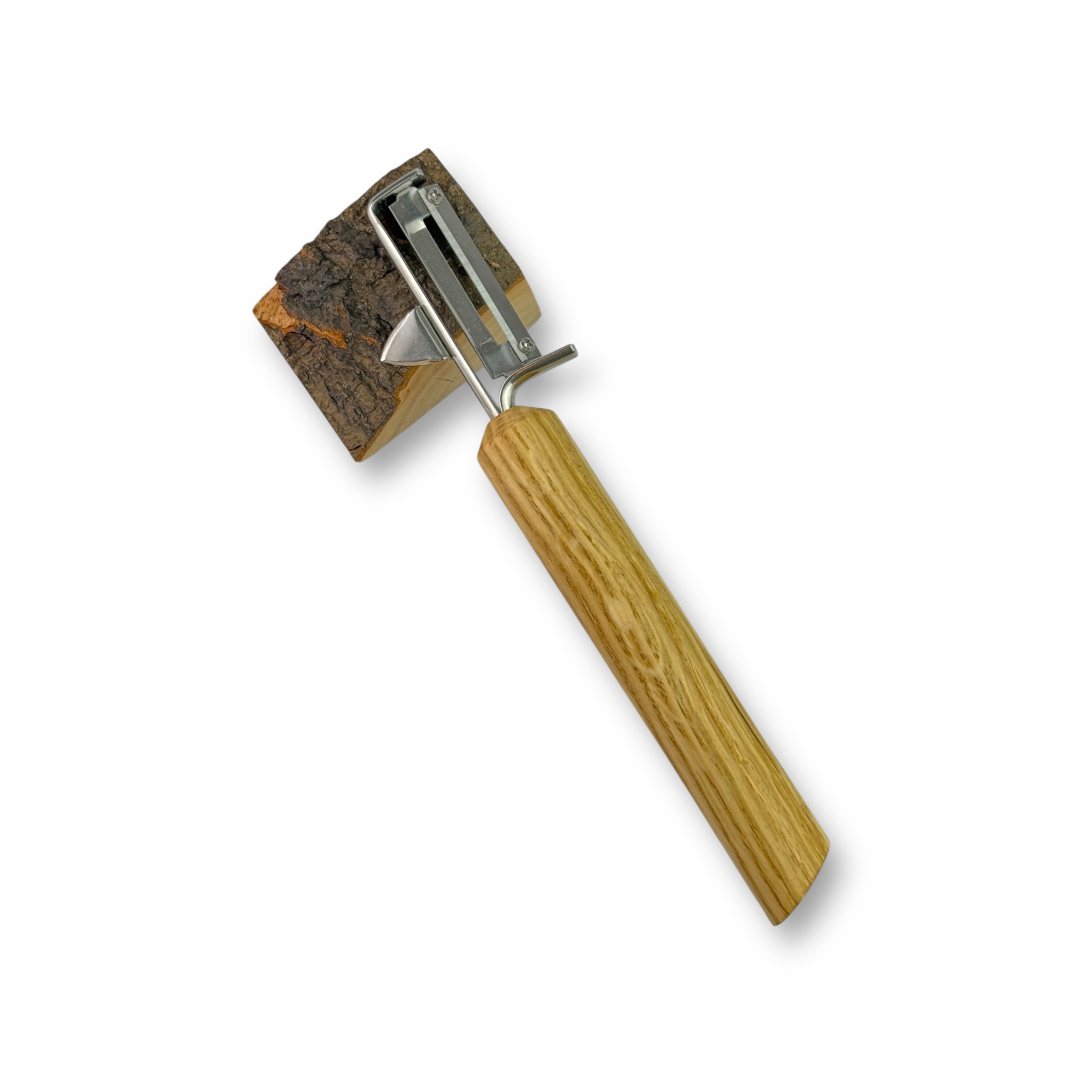 Schäler für Linkshänder aus Eiche