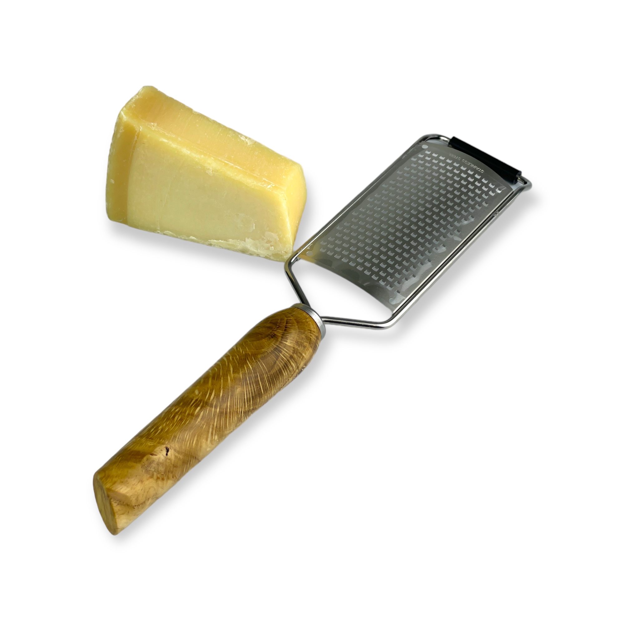 Käse- und Parmesanreibe aus Eiche