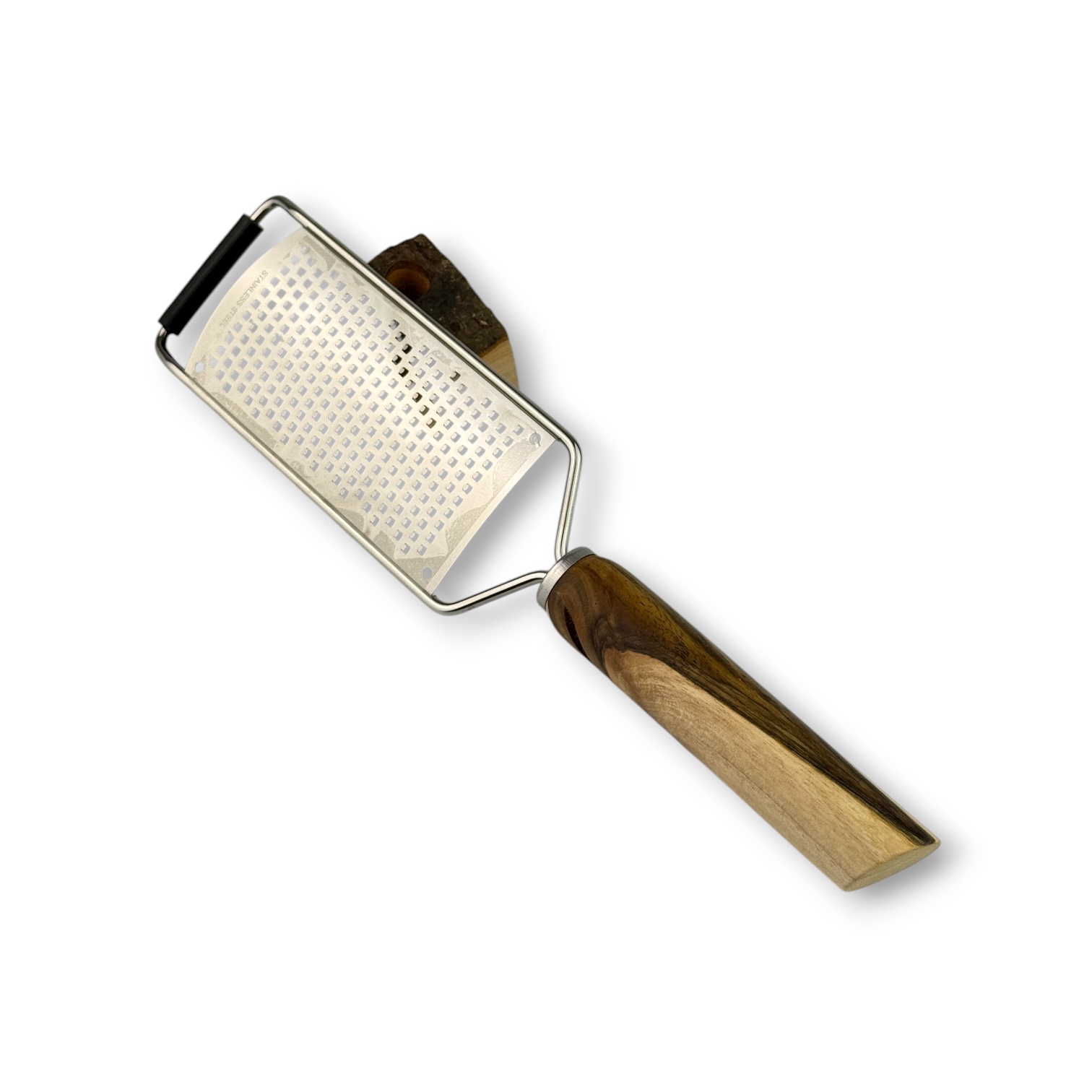 Käse- und Parmesanreibe aus Nussbaum