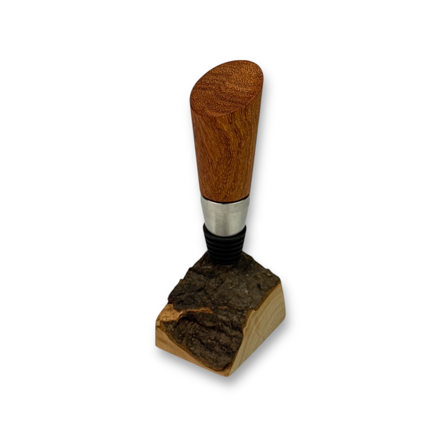Flaschenverschluss aus Mahagoni