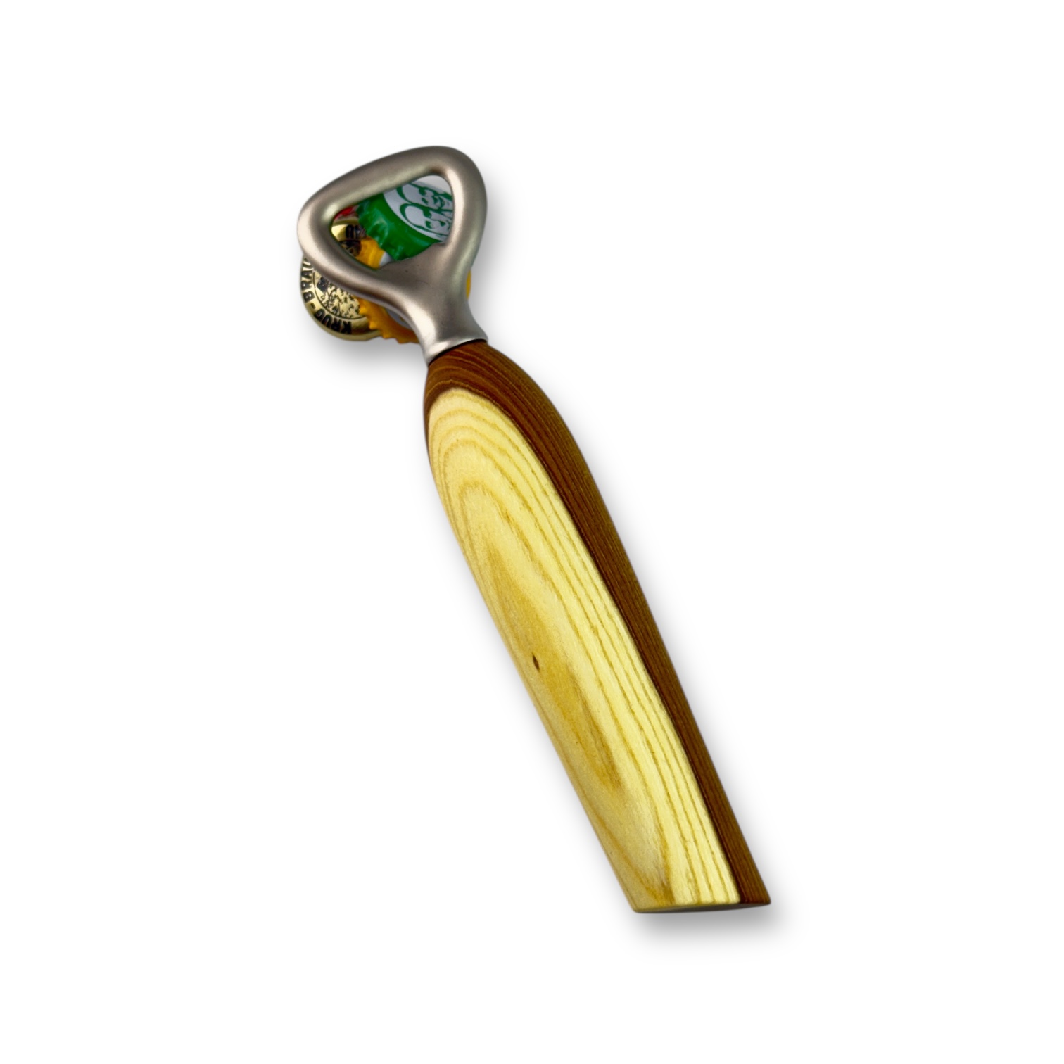 Flaschenöffner aus Goldregen Flaschenöffner aus Goldregen