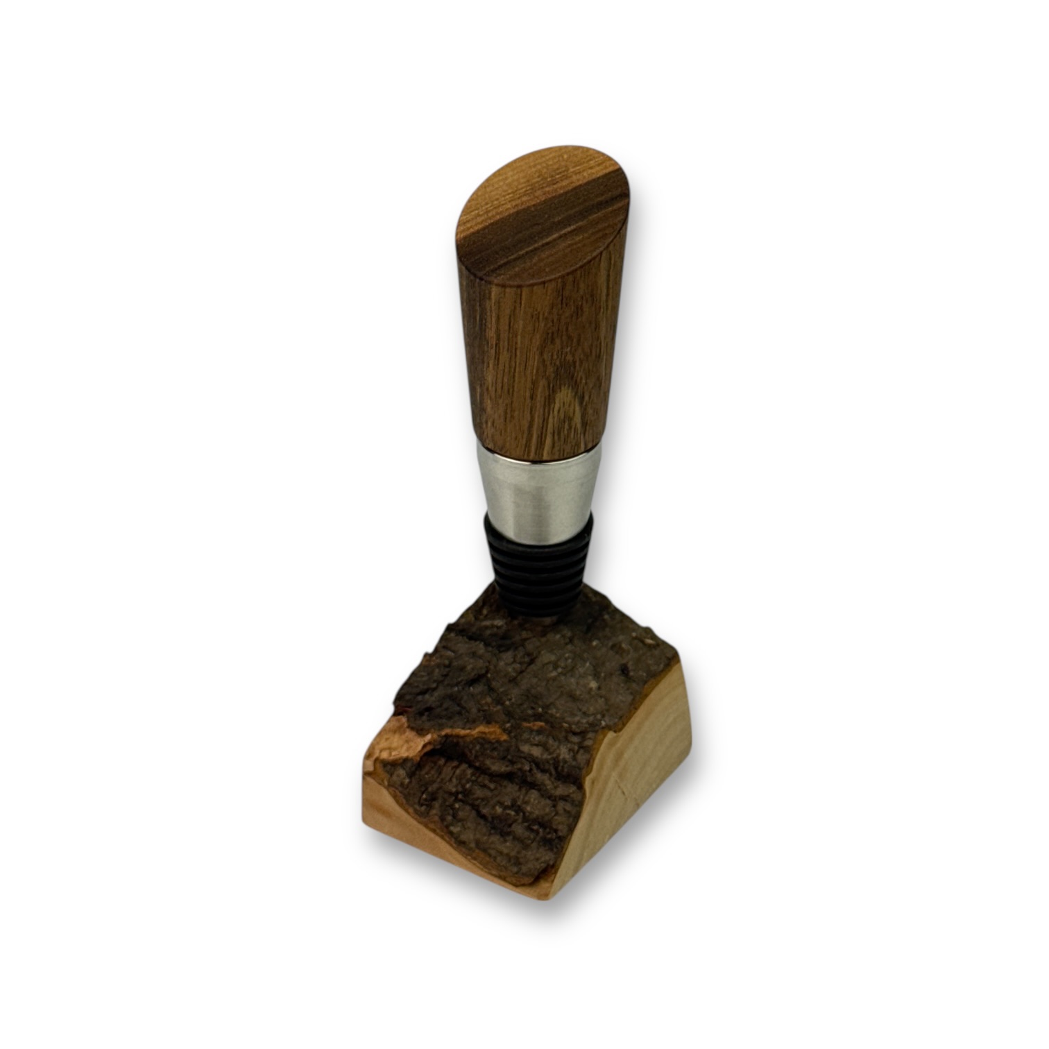 Flaschenverschluss aus Walnuss